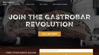 Bar Louie | Join the Gastrobar Revolution - Bar Louie Login