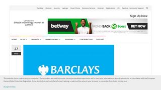 
                            5. Barclays Bank Zambia Gets New URL For Internet Banking - Barclays Internet Banking Login Zambia