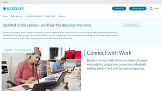 
                            3. Barclays Connect With Work | Barclays - Citizenship Portal Barcvlays
