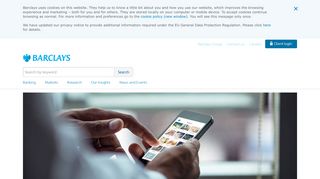 
                            3. Barclays Live | Barclays Investment Bank - Barclays Client Portal