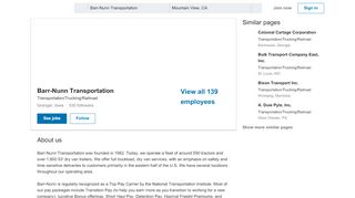
Barr-Nunn Transportation | LinkedIn  
