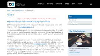 
                            4. BART phases out EZ Rider for fare payment this week; get ... - Bart Ez Rider Account Portal