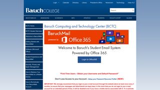 
                            8. Baruchmail Student Email - BCTC - Baruch College - Killer Websites Portal