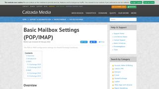 
                            6. Basic Mailbox Settings (POP/IMAP) - KB262 - Knowledgebase ... - Cas Cloudplatform1 Login