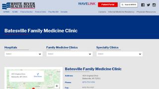 
                            3. Batesville Family Medicine Clinic | White River Health System - Batesville Family Care Patient Portal