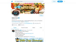 
                            7. Battle Camp (@battlecamp) | Twitter - Battle Camp Sign Up