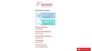 
                            3. BAYADA Home Health Care Employee Login - Bayada University Employee Portal