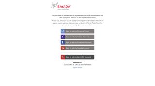 
                            6. BAYADA - Single Sign On - Bayada University Employee Portal