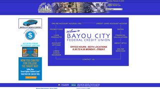 
                            1. Bayou City - Bayou City Federal Credit Union Portal