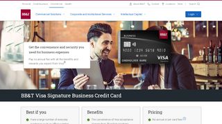 
                            2. BB&T Visa Signature Business Credit Card | Commercial ... - Bb&t Visa Signature Credit Card Portal
