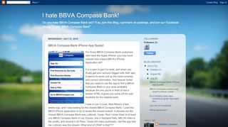 
                            11. BBVA Compass Bank iPhone App Sucks! - I hate BBVA ... - Compasspc Portal