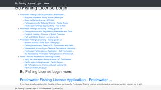 
                            2. Bc Fishing License Login - Duck DNS - Bc Fish And Wildlife Portal