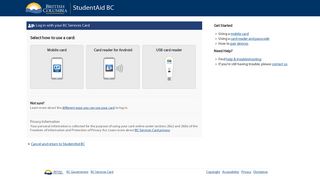 
                            6. BC Services Card Login - BC Services Card Account - Student Aid Bc Portal