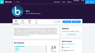 
                            6. BCU Reviews: 32 User Ratings - WalletHub - Uhg Credit Union Portal