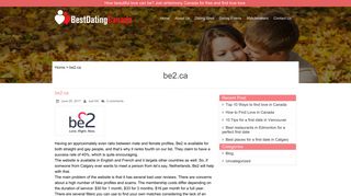 
                            6. Be2.ca - Best Dating Canada - Be2 Ca Portal