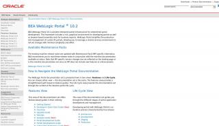 
                            2. BEA WebLogic Portal 10.2 Documentation - Bea Weblogic Portal