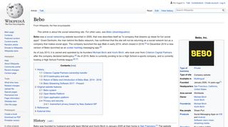 
                            7. Bebo - Wikipedia - Bebo Sign Up English