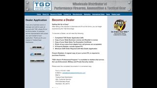 
                            8. Become a Dealer - Tactical Gear Distributors - 5.11 Dealer Portal
