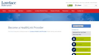 
                            1. Become a HealthLink Provider | Lovelace Health System in ... - Lovelace Provider Portal