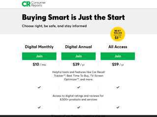 Become a Member - Consumer Reports