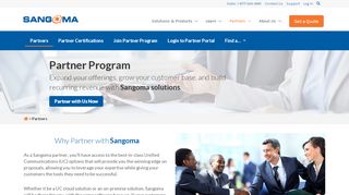 Become a Sangoma partner and grow with us as you grow your ... - Sangoma Partner Portal