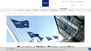 
                            3. Become a Volvo Group supplier | Volvo Group - Volvo Supplier Portal