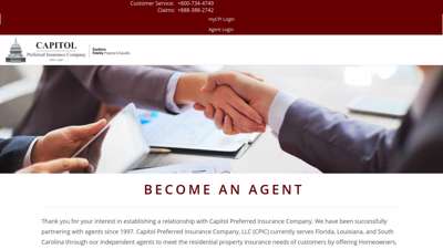 Become An Agent - Capitol Preferred