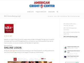 
                            3. BECU Online Banking Login - American Credit Center