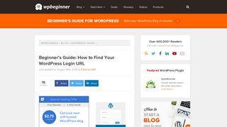 
                            2. Beginner's Guide: How to Find Your WordPress Login URL - Htpp Localhost Wordpress Wp Portal