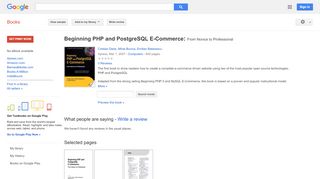 
                            8. Beginning PHP and PostgreSQL E-Commerce: From Novice to ... - Datacash Portal