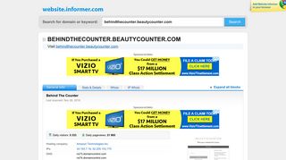 
                            3. behindthecounter.beautycounter.com at WI. Behind The Counter - Behind The Counter Beautycounter Portal