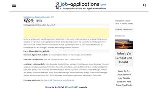 Belk Application, Jobs & Careers Online - Job-Applications.com - Belk Careers Portal