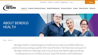 
                            5. Bendigo Health Website - About Bendigo Health - Bendigo Health Intranet Portal