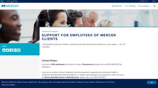 
                            4. Benefits Assistance - Mercer - Mercer Life Insurance Portal