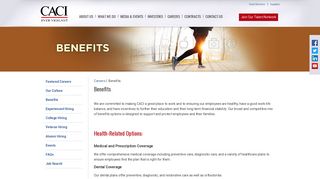 
                            2. Benefits | CACI International - CACI - CACI Careers - Caci Benefits Portal