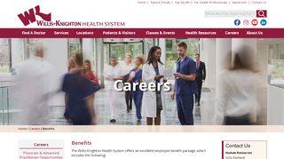 
                            5. Benefits - Careers - Willis-Knighton Health System - Shreveport ... - Willis Knighton Employee Portal