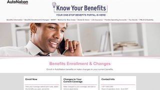 Benefits Enrollment & Changes - Know Your Benefits - Autonation Benefits Portal