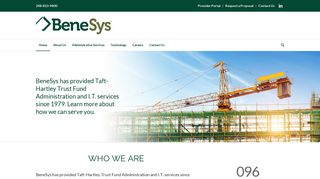 
                            6. BeneSys: Home - Painters Trust Provider Portal