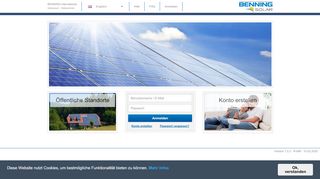 
                            1. BENNING Solar - Home - Benning Solar Portal