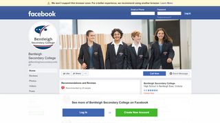 Bentleigh Secondary College - Home | Facebook - Bentleigh Secondary College Compass Portal