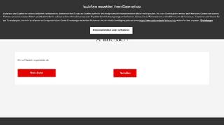 
Bereits angemeldet - Unitymedia  
