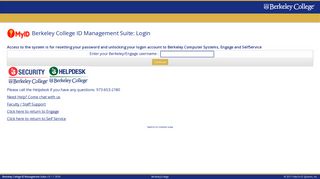 
                            4. Berkeley College ID Management Suite - Berkeley College Blackboard Student Portal