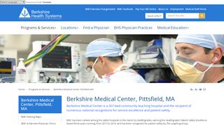 
                            4. Berkshire Medical Center, Pittsfield, MA Pittsfield, Massachusetts (MA ... - Berkshire Health Systems Employee Portal