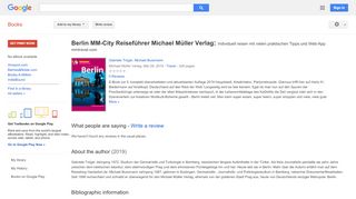 
                            8. Berlin MM-City Reiseführer Michael Müller Verlag: ... - Www Zimmer Im Web Portal