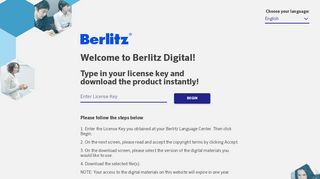 
                            1. Berlitz Digital - Student Digital Licence Portal