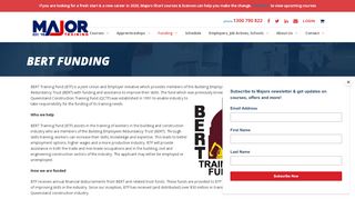 
                            7. BERT Funding | Major Training Group - Bert Redundancy Portal