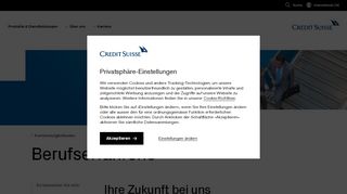 
                            8. Berufserfahrene - Credit Suisse - Credit Suisse Karriere Portal