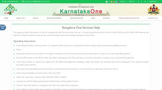 
                            8. BESCOM Help - Karnataka One - Bescom Portal Page