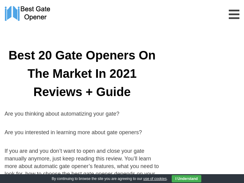 
                            10. Best 20 Gate Openers On The Market In 2021 Reviews + Guide