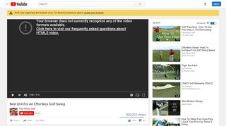 
                            7. Best Drill For An Effortless Golf Swing - YouTube - Bodyswing Com Portal